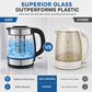 ☕ Save 50%! ⚡ Glass Electric Kettle – 2L, auto shut‑off & overheat protection ✨