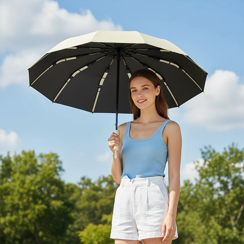 ⏳LAST DAY SALE ONLY ￡9.99!!🌧️TANNESS Storm-Safe Brolly – The 10-Rib Umbrella That Won’t Let You Down in British Weather 💨🇬🇧 Compact, automatic & built for gales🏆
