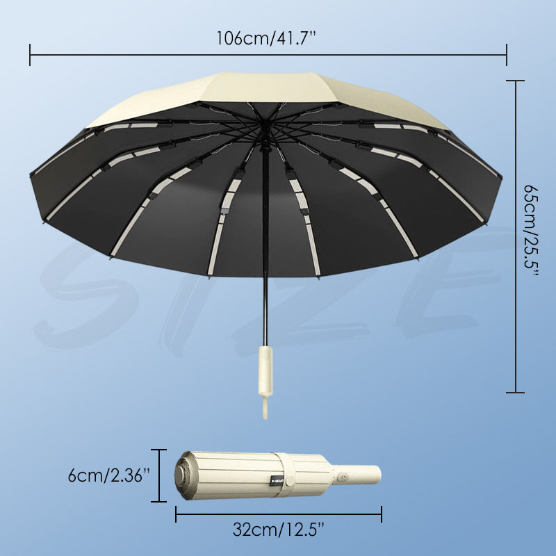 ⏳LAST DAY SALE ONLY ￡9.99!!🌧️TANNESS Storm-Safe Brolly – The 10-Rib Umbrella That Won’t Let You Down in British Weather 💨🇬🇧 Compact, automatic & built for gales🏆