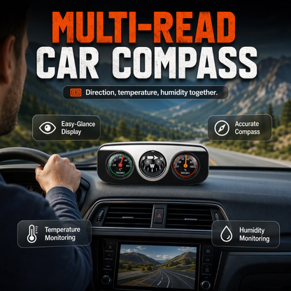 🔥Hot sale -50% OFF🚗Multi-Functional Car Dashboard Compass