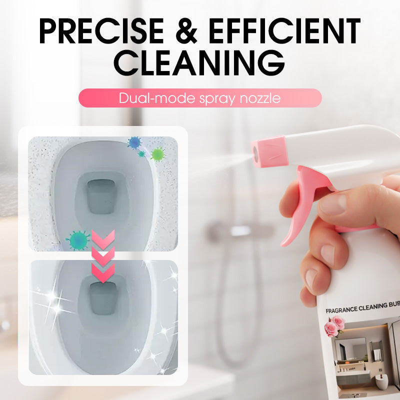 🔥 Multi-Purpose Bathroom Cleaner Spray: Removes Limescale & Soap Scum, Botanical Scent, Safe for Glass & Tiles