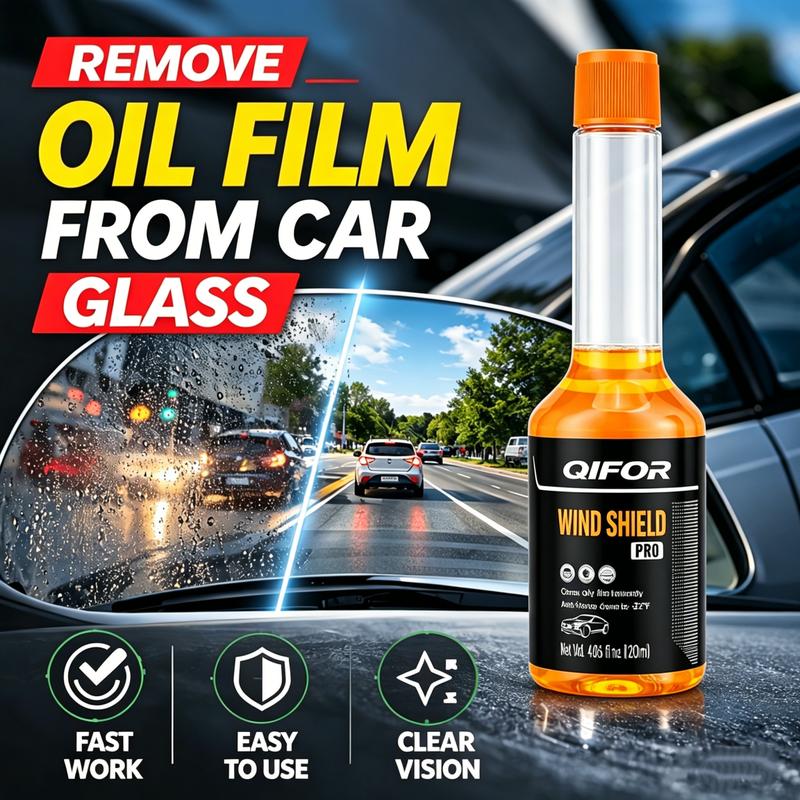 🥳2026 HOT SALE🥳💞50K+ SOLD!✨ 💝Glass Cleaner Powerful Stain Remover, Oil Film Remover, Insect Glue Remover, Anti-Freeze, Hydrophobic Glass Cleaner for Cars