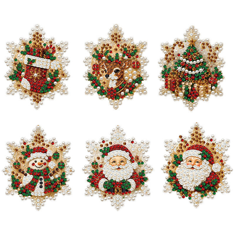 DIY Christmas Craft Kit with 5D Pearl Rhinestones for Christmas Tree – Festive Home Decoration, 50% Off