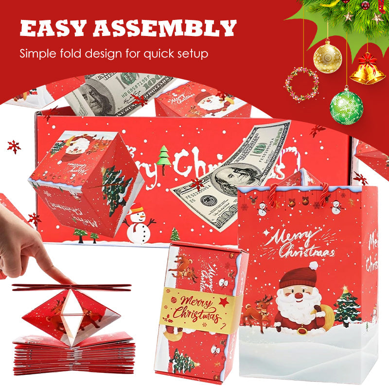 🔥 LAST DAY SALE £6.99!!🎄Christmas Surprise Gift Box Explosion🎁