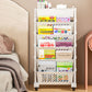 📚 LIMITED‑TIME 60% OFF! 🛞 Movable Bookshelf on Wheels – 5/6 Tiers, 45° Angled, Lockable Casters 📖
