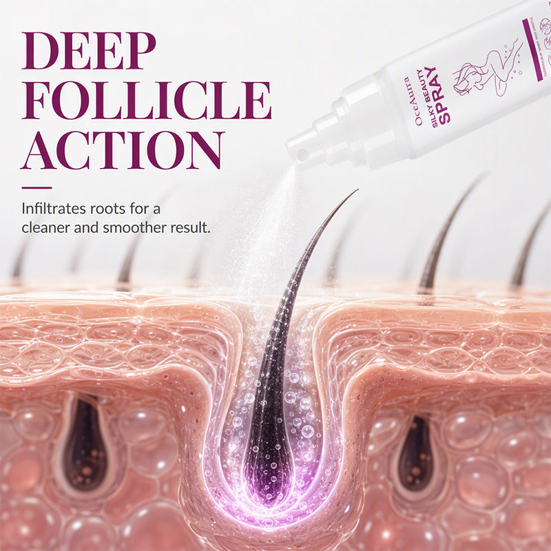 Remove Hair Painlessly Instantly! No-Sting Botanical Mist Spray