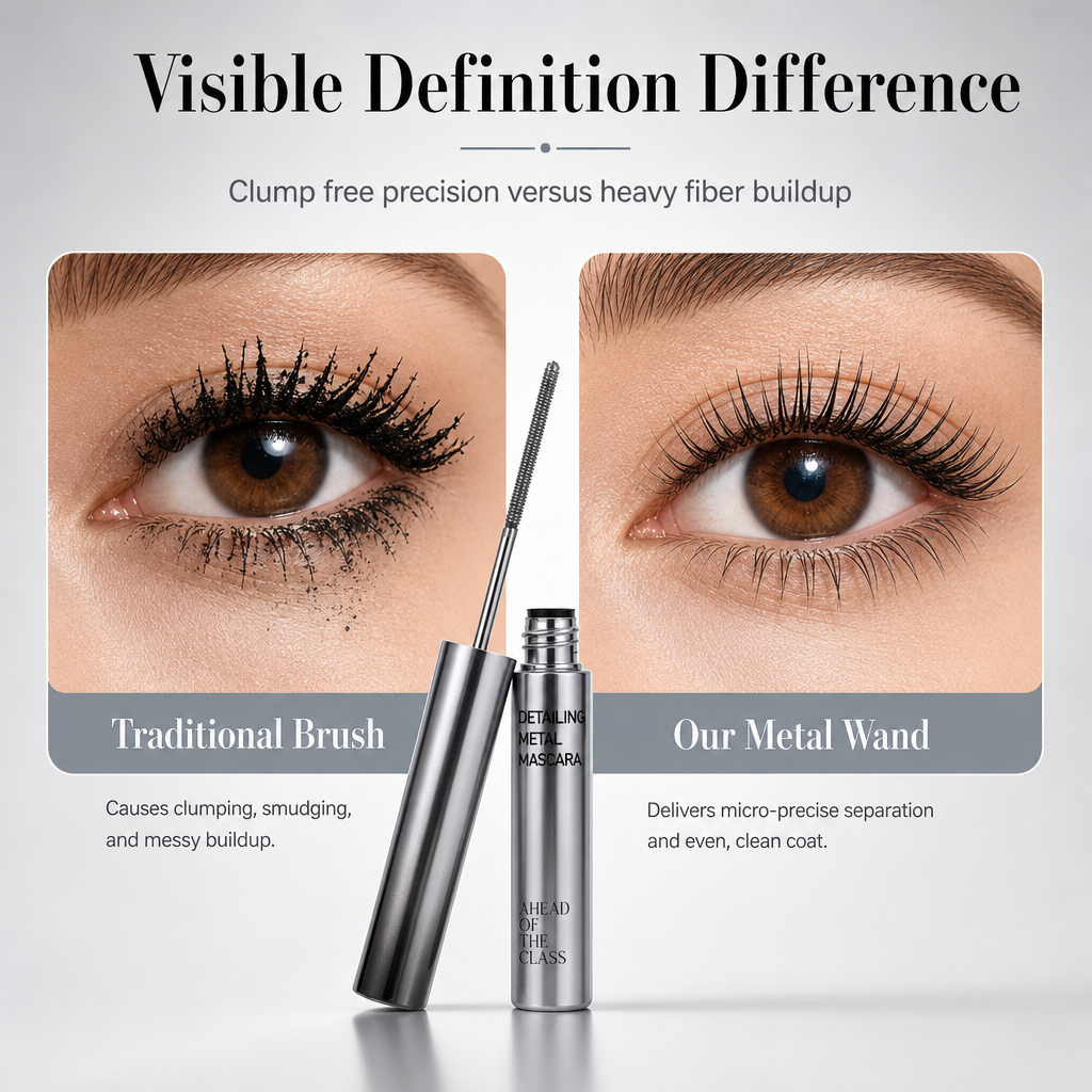 Waterproof and Sweatproof Mascara – Precision Metal Wand ✨