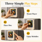 ⏰ NFC Magnetic Fridge Music Box – Tap to Play, 360° Rotating LED Light 🧲