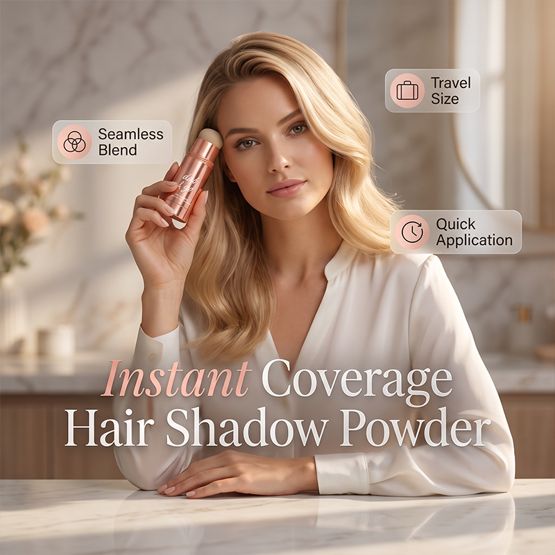 🏆 Last Day Special Price £9.99! 💐Instant Hair Shadow Powder Stick with Sponge Applicator