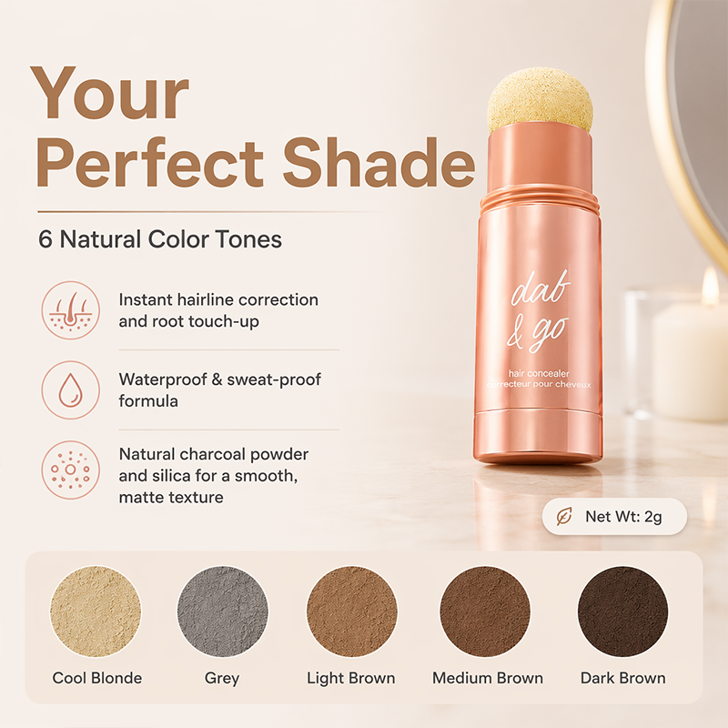 🏆 Last Day Special Price £9.99! 💐Instant Hair Shadow Powder Stick with Sponge Applicator
