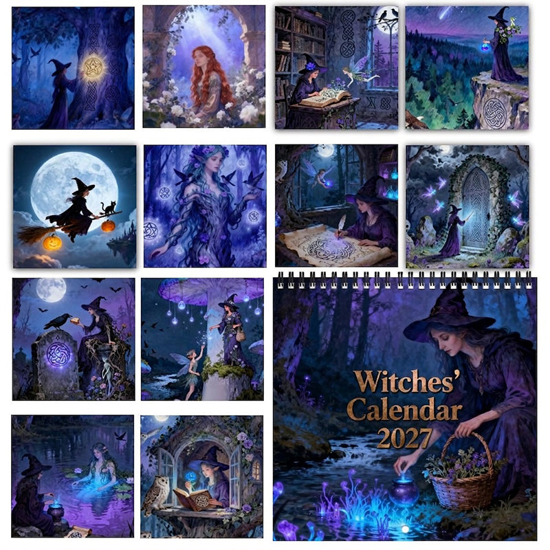 🎉This Week's Special Sales - 60% OFF✨Mystical Witches Calendar 2027