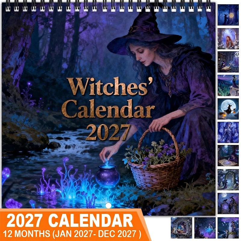 🎉This Week's Special Sales - 60% OFF✨Mystical Witches Calendar 2027