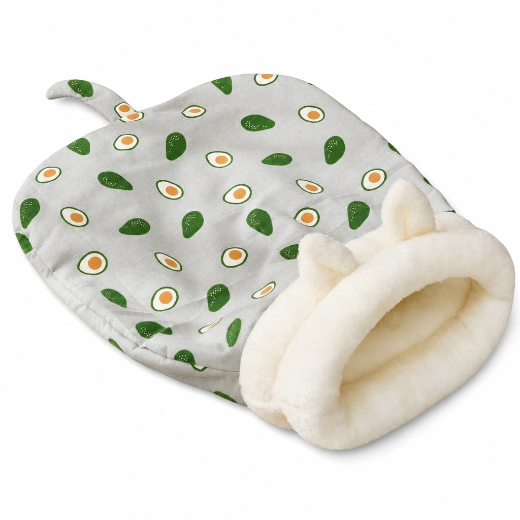 🐾50% OFF! 🛏️ Semi-Enclosed Warm Pet Sleeping Bag Bed – Windproof, Plush & Cozy Pet Bed for Cats & Small Dogs, Soft Calming Nest for Winter Naps 🌨️