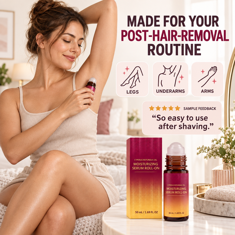 🌹 Post-Hair Removal Roll-On | 50ml Soothing Care