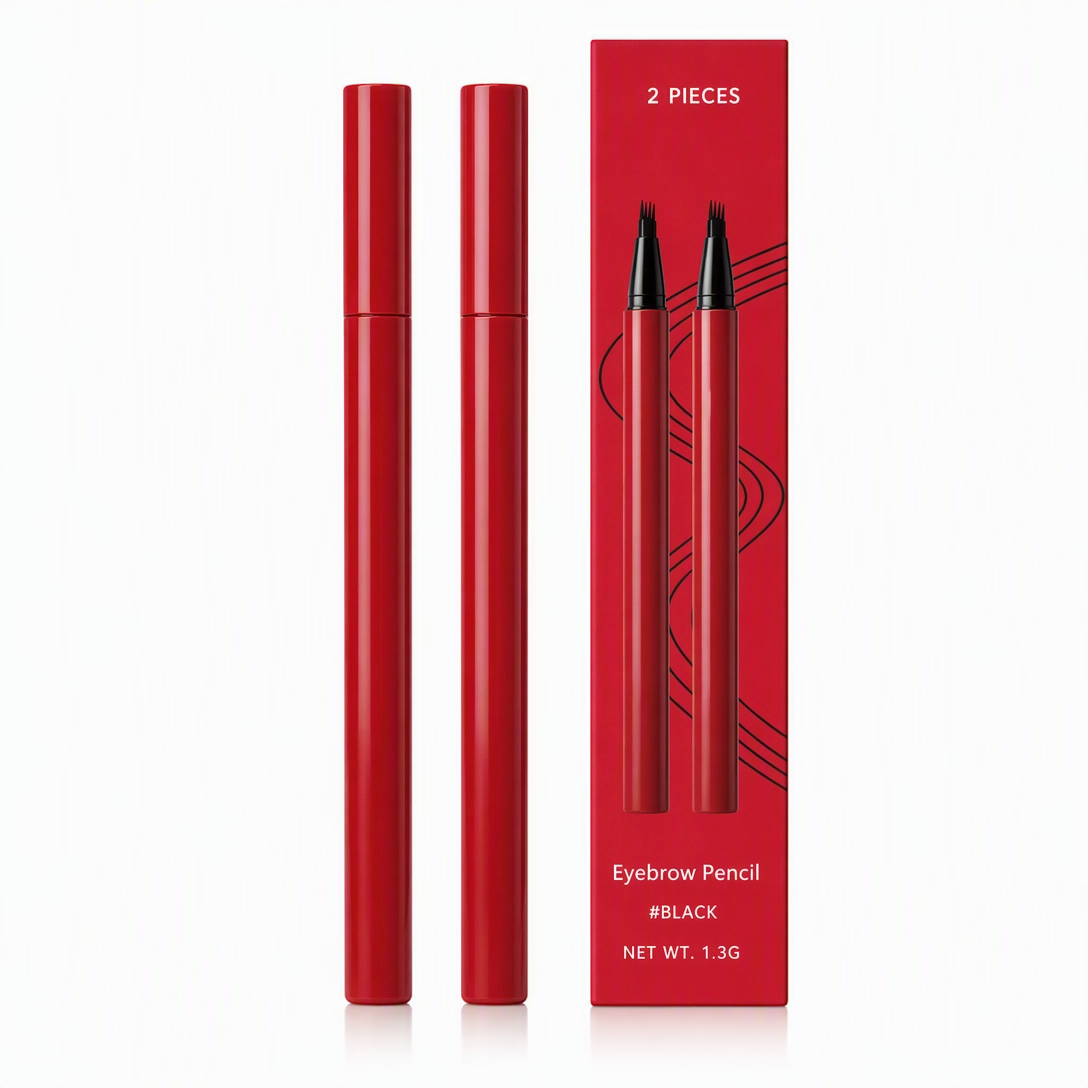 ✍️ 4-Tip Liquid Eyebrow Pen | Natural-Look Strokes