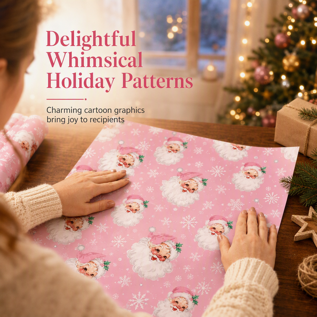 12 Sheets Christmas Snowman Gift Box Wrapping Paper