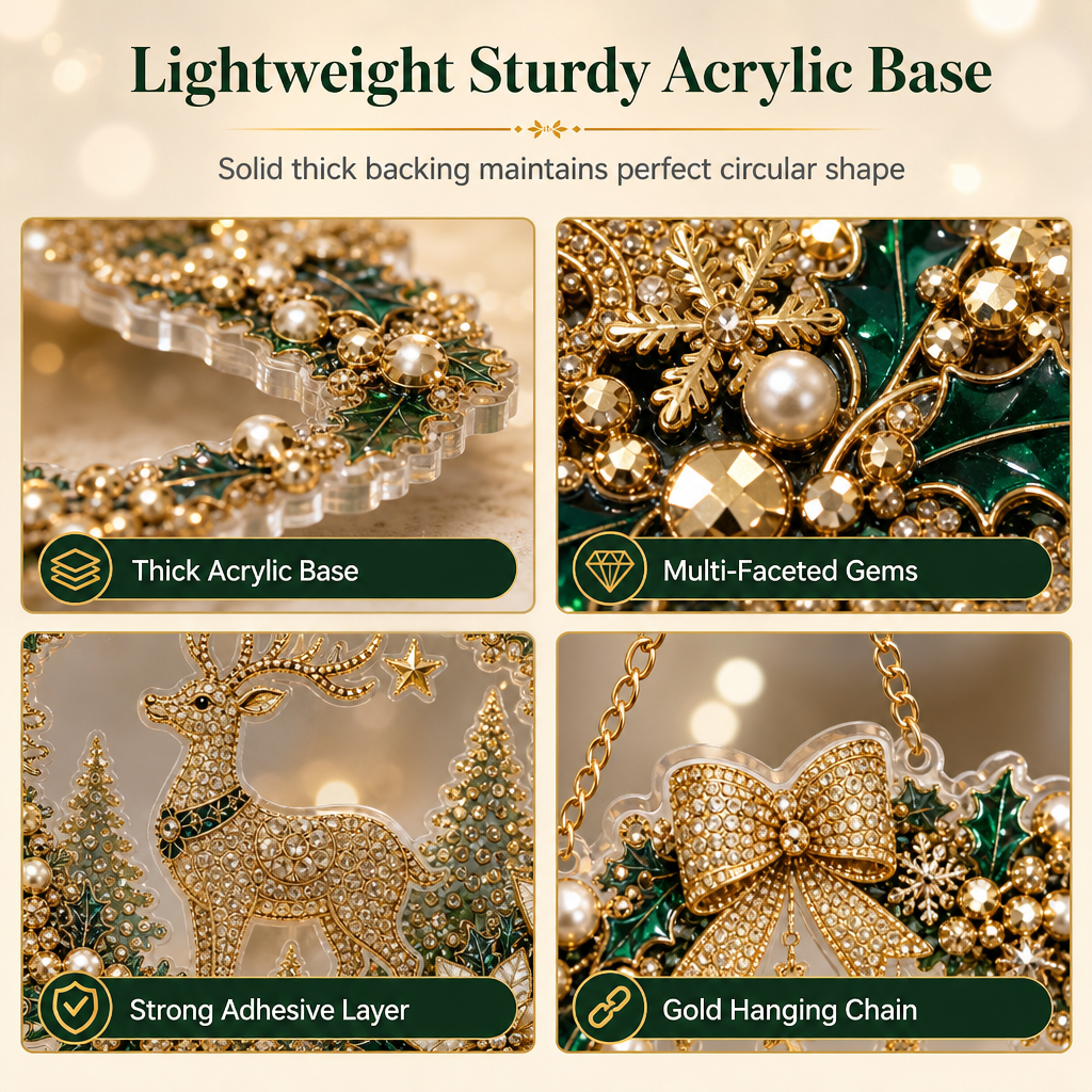 DIY Christmas Diamond Art Kits for