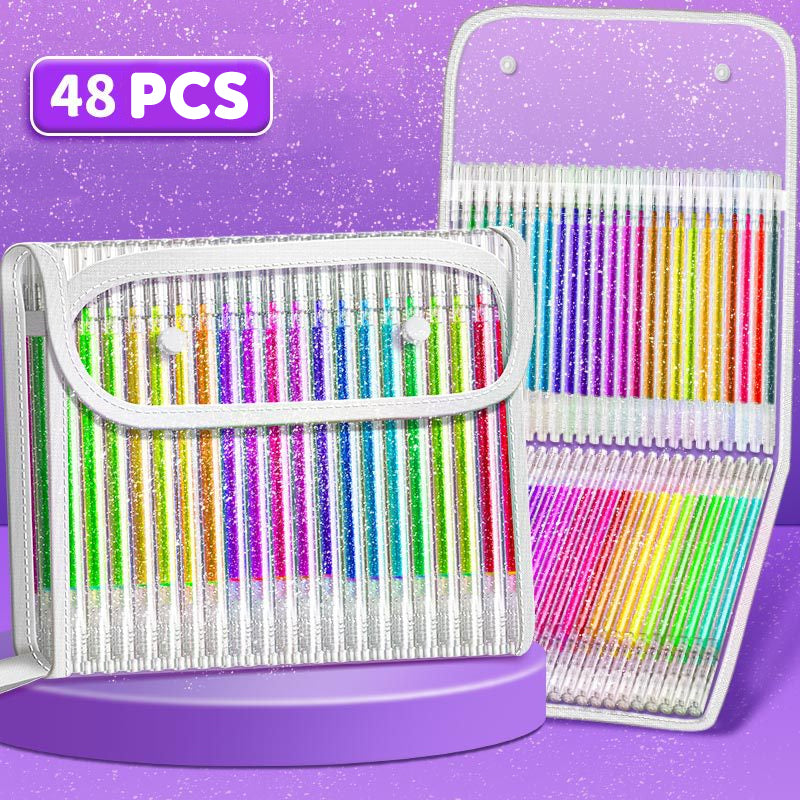 ✨Glitter Gel Pens Set for Adult