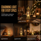Add Warm Glow Instantly! No-Flame Flickering LED Kerosene Lantern