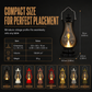 Add Warm Glow Instantly! No-Flame Flickering LED Kerosene Lantern