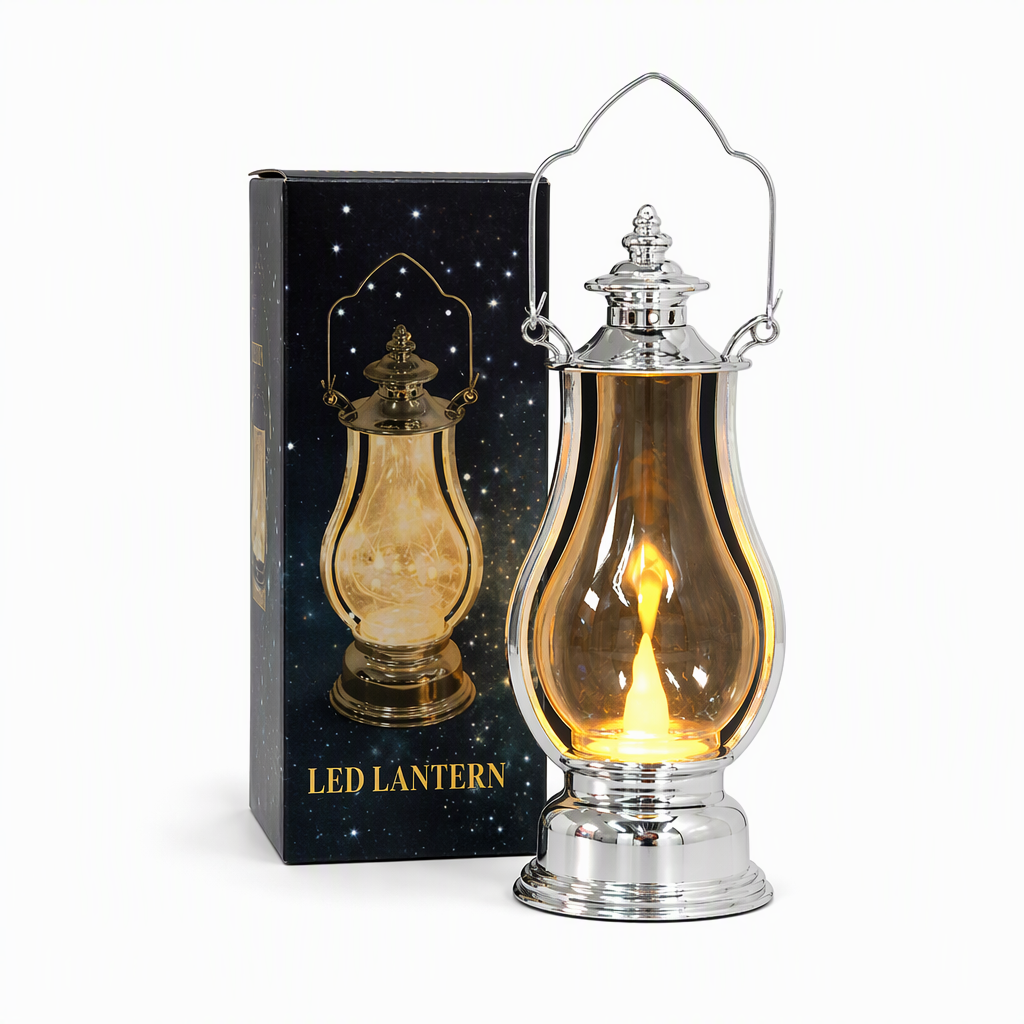 Add Warm Glow Instantly! No-Flame Flickering LED Kerosene Lantern