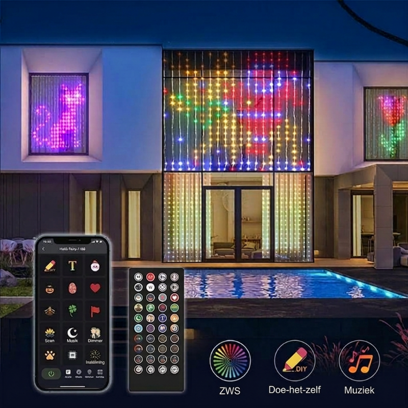 🎄 LIMITED-TIME 50% OFF! ✨ Smart LED String Lights — Music Sync, App Control & Waterproof 🎵