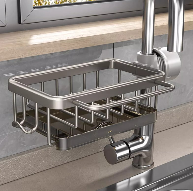 ⏳🖤Black Friday Sale: ONLY ￡9.99!!🔥👩‍🍳 Kitchen Sink Faucet Organizer