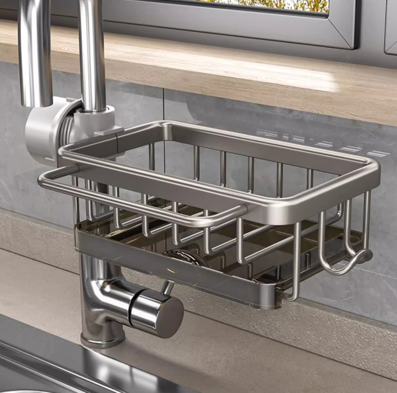 ⏳🖤Black Friday Sale: ONLY ￡9.99!!🔥👩‍🍳 Kitchen Sink Faucet Organizer