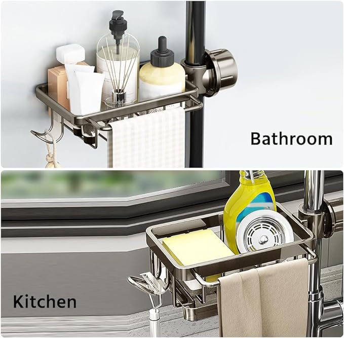 ⏳🖤Black Friday Sale: ONLY ￡9.99!!🔥👩‍🍳 Kitchen Sink Faucet Organizer