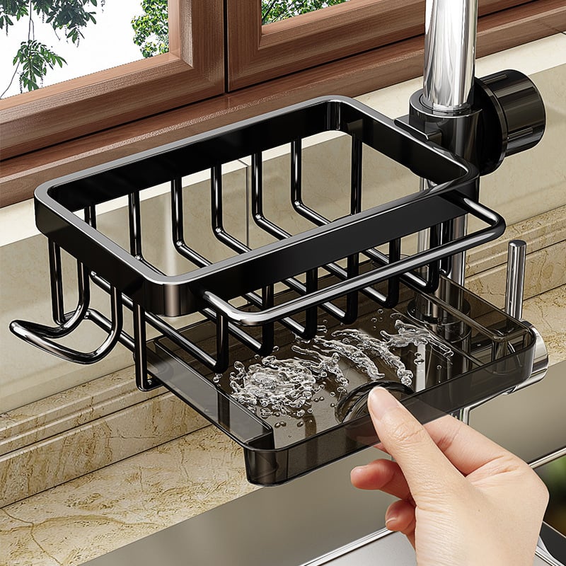 ⏳🖤Black Friday Sale: ONLY ￡9.99!!🔥👩‍🍳 Kitchen Sink Faucet Organizer