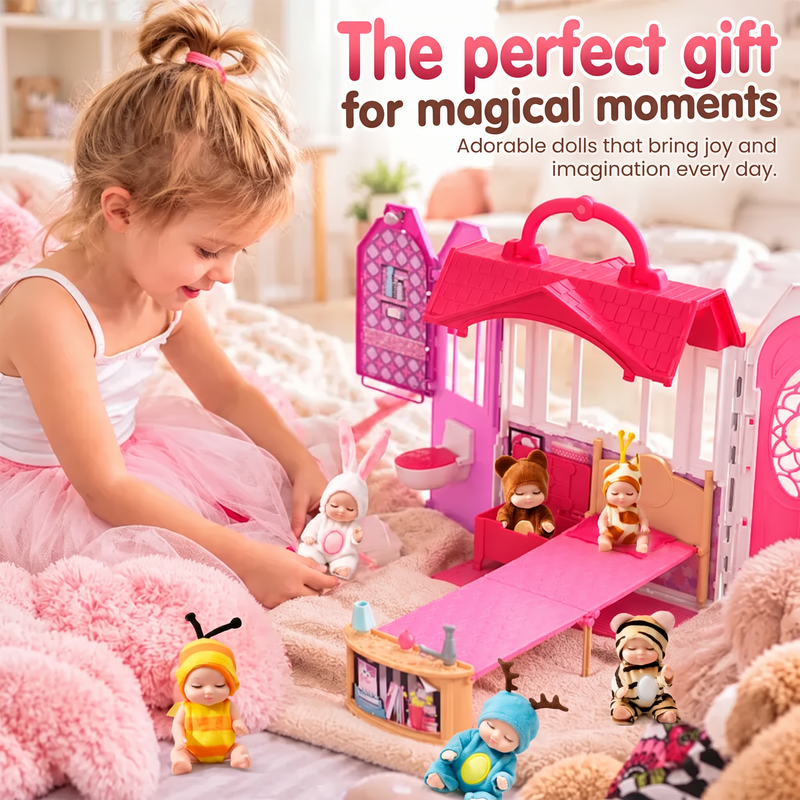 🔥Limited-Time Offer! 🧸 Mini Reborn Baby Dolls – Lifelike & Realistic, A Heartwarming Gift for Doll Lovers & Collectors 👼🎁