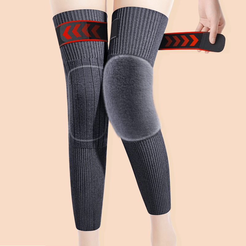 📢📢40%  OFF !! ⏰❄️ Thermal Knee Warmers – Stretchy Winter Knee Sleeves for Outdoor Activities