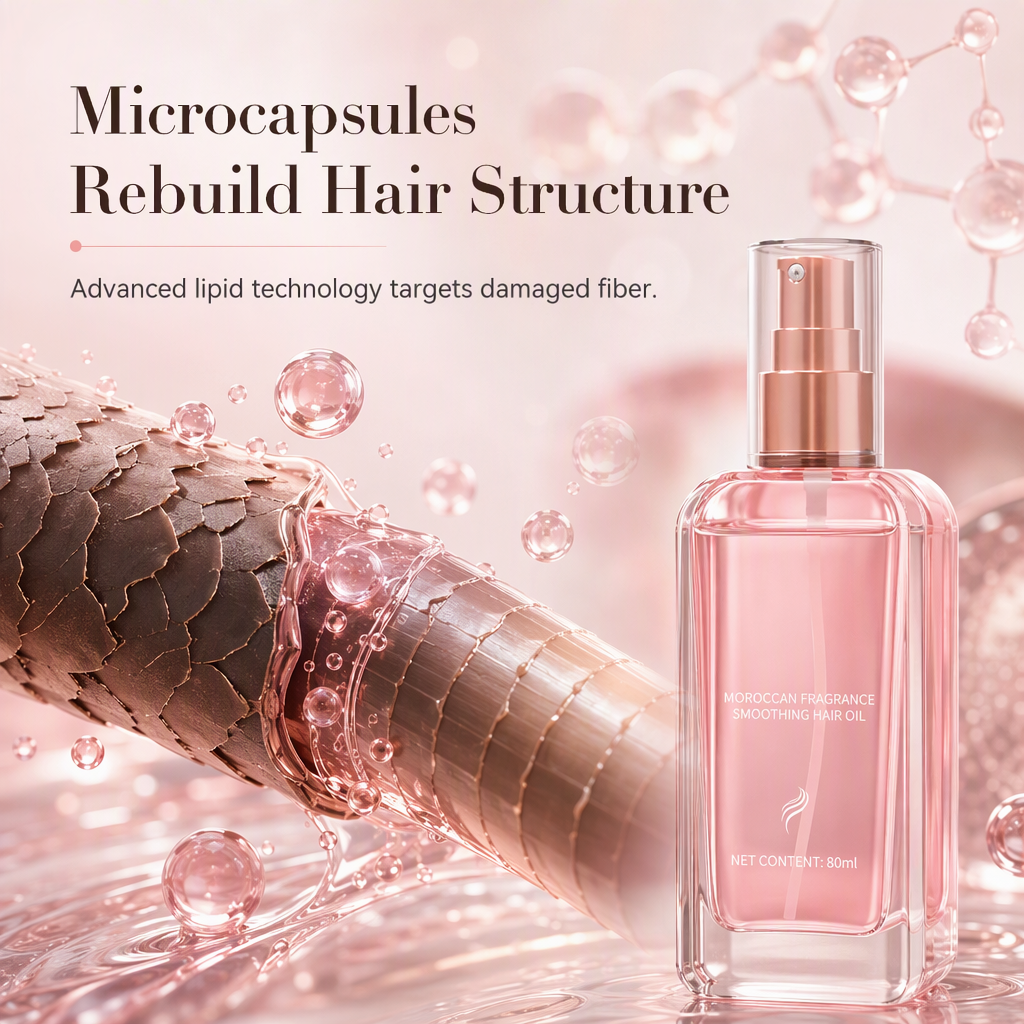🌸 Moroccan Fragrance Hair Oil Spray | 80ml
