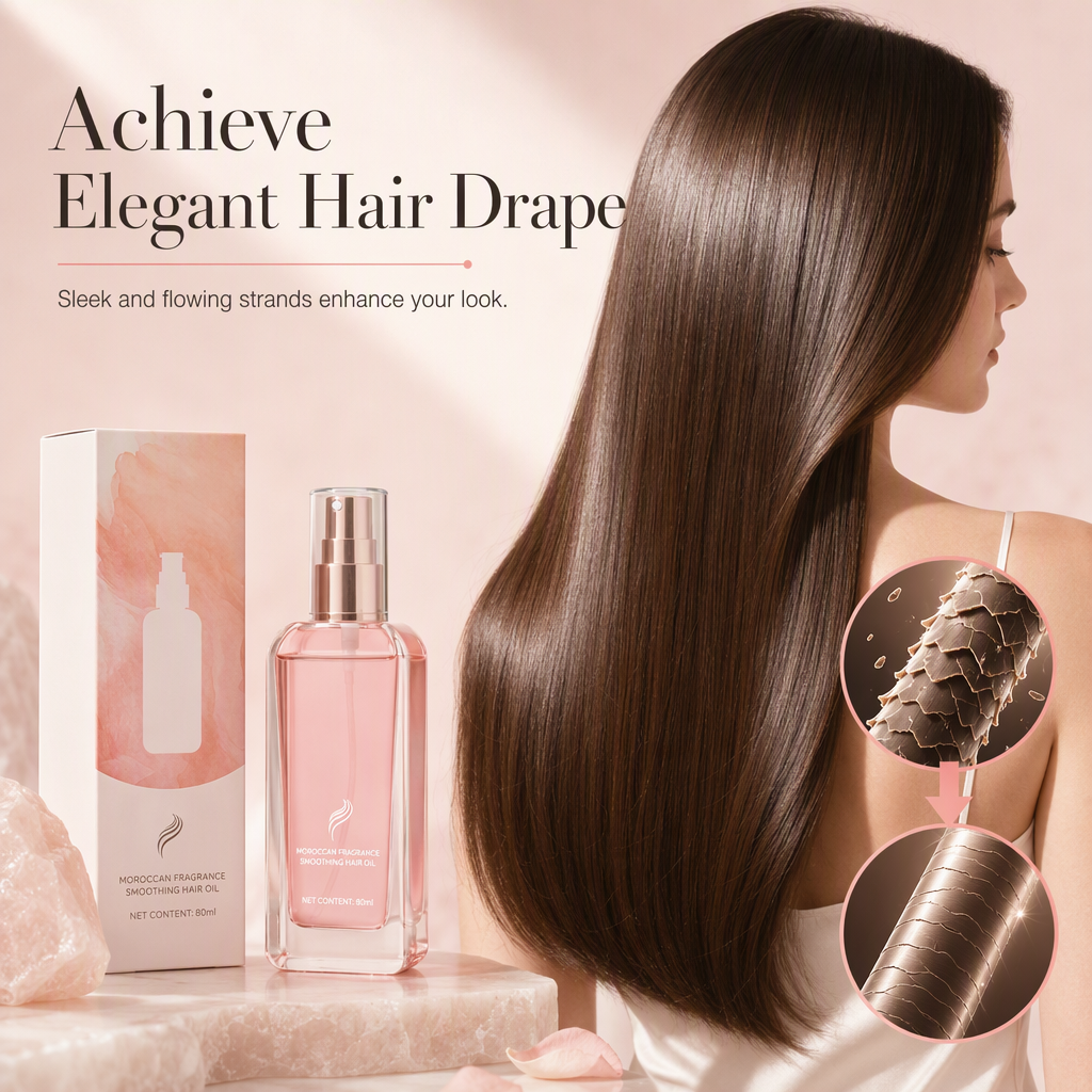 🌸 Moroccan Fragrance Hair Oil Spray | 80ml