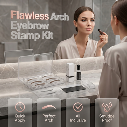 ✨ Eyebrow Stamp Kit – Symmetrical Brows, Smudge-Proof, Beginner Friendly 🖌️