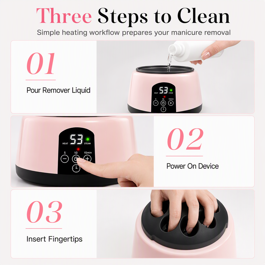 🔥💅 NEW HOT SALE – 50% OFF! 🎁✨ 36W Electric Steam Nail Polish Remover 💖 Easy Gel Polish & Acrylic Nail Removal for At-Home Manicures! 🛍️💅