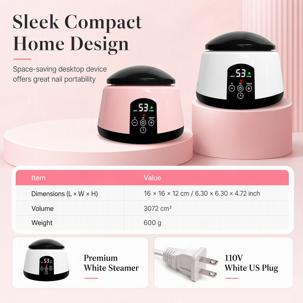 🔥💅 NEW HOT SALE – 50% OFF! 🎁✨ 36W Electric Steam Nail Polish Remover 💖 Easy Gel Polish & Acrylic Nail Removal for At-Home Manicures! 🛍️💅
