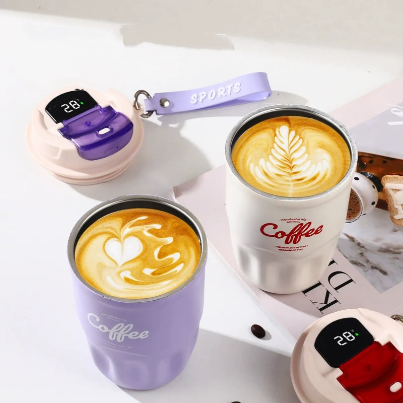 ⏳🔥LIMITED-TIME 50% OFF! ⏰Portable Smart Thermal Coffee Cup with Temperature Display