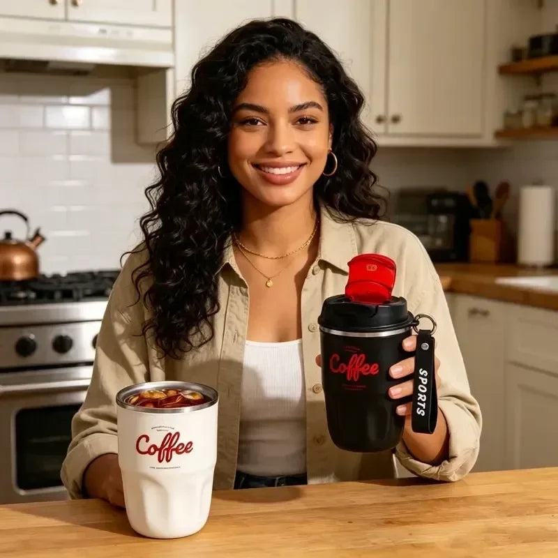 ⏳🔥LIMITED-TIME 50% OFF! ⏰Portable Smart Thermal Coffee Cup with Temperature Display