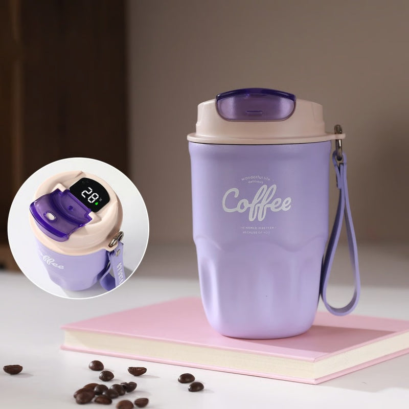 ⏳🔥LIMITED-TIME 50% OFF! ⏰Portable Smart Thermal Coffee Cup with Temperature Display