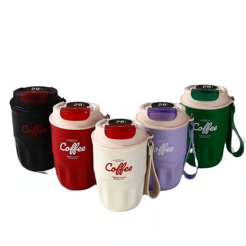 ⏳🔥LIMITED-TIME 50% OFF! ⏰Portable Smart Thermal Coffee Cup with Temperature Display