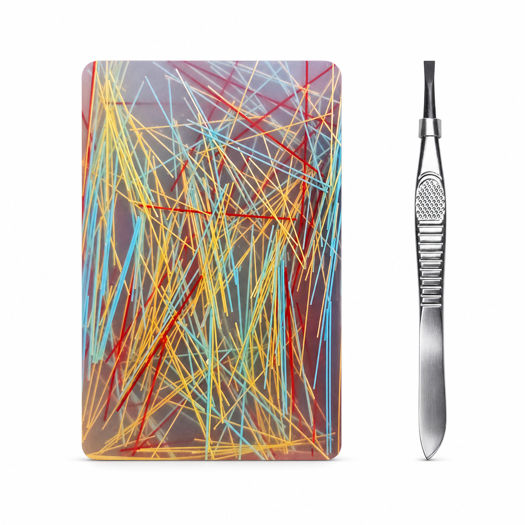 ⏳LAST DAY SALE ONLY ￡6.99!!🌸Rectangular Skin Picking Fidget Toy with Tweezers