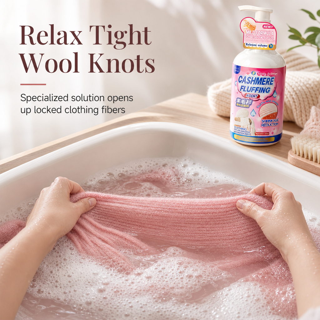 🧶 Wool & Cashmere Sweater Softening and Reshaping Care