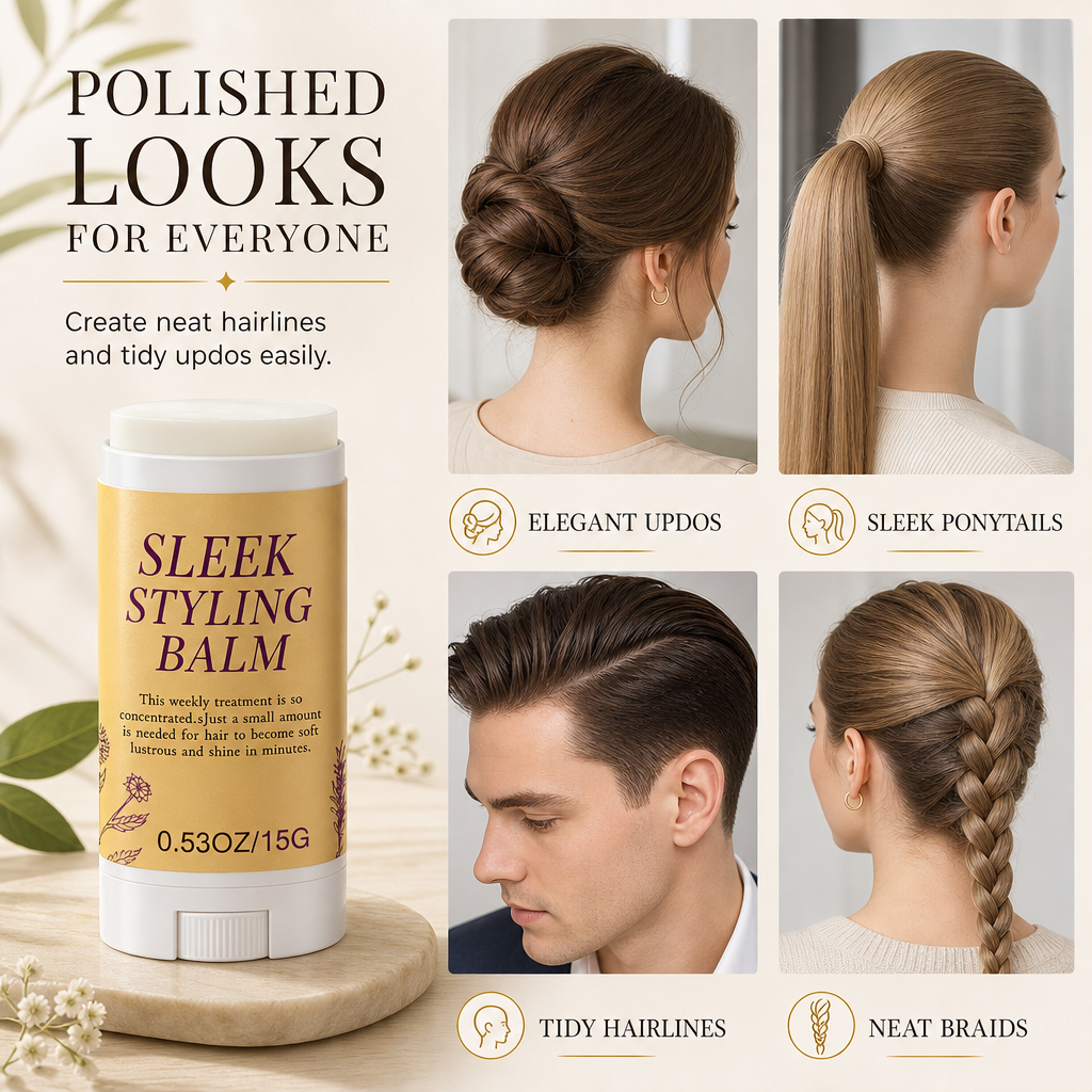 🏆Buy One, Get One Free for Just £6.99🎉🎁Fresh Styling Stick for Flyaway Hair and Frizz Control