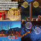 ✨ Hanging LED Sphere Light | Foldable Event Decoration