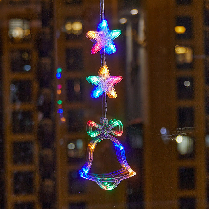 ⏳LAST DAY SALE ONLY ￡7.99!!🎄❄️ DIY Christmas Snowflake Suction Cup LED Lights ✨ | Battery Operated, Warm & Multi-Colour, Window Suction Lights, Christmas Home & Party Decor