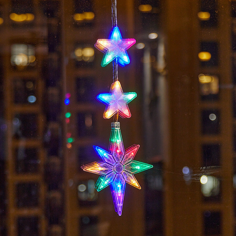 ⏳LAST DAY SALE ONLY ￡7.99!!🎄❄️ DIY Christmas Snowflake Suction Cup LED Lights ✨ | Battery Operated, Warm & Multi-Colour, Window Suction Lights, Christmas Home & Party Decor