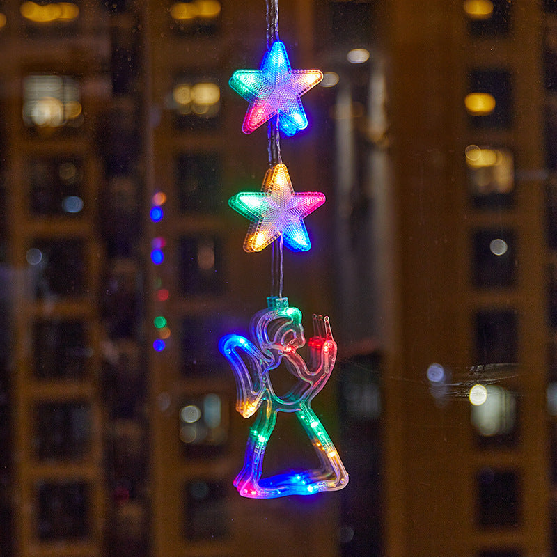 ⏳LAST DAY SALE ONLY ￡7.99!!🎄❄️ DIY Christmas Snowflake Suction Cup LED Lights ✨ | Battery Operated, Warm & Multi-Colour, Window Suction Lights, Christmas Home & Party Decor