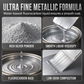 🎨 Water-Based Metallic Silver Paint for Metal Renovation